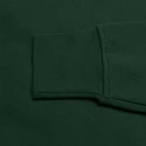 เสื้อสเวตเชิ้ตคอกลมสีเขียวเข้มสำหรับผู้ชาย ทรงปกติ ผ้าฝ้ายถัก 100% สวมใส่สบายๆ - Product Image 5
