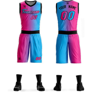 Usine d'uniformes de basketball, conception OEM, vêtements d'équipe, tissu respirant en maille, séchage rapide, ensemble de tenue de basketball performante toute saison - Product Image 1