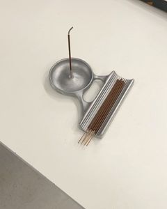 Wholesale Price Aluminium Incense Holder With Round Bowl Stick Storage <b>Tray</b> Modern Aroma Burners For Home Decor Export Gift Sets - Product Image 1