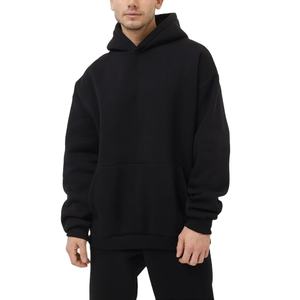 Petits sweats à capuche quantité minimale de commande poids lourd hommes teint coton vierge lavé à l'acide fournisseur de sweat à capuche en détresse de BD - Product Image 5