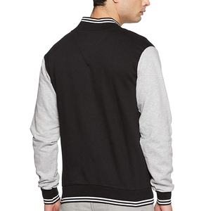 2025 Premium Quality Custom Logo Cartoon Patchwork Hooded Varsity <b>Jackets</b> Wool Blend Sports Outerwear Customizable Designs - Product Image 3