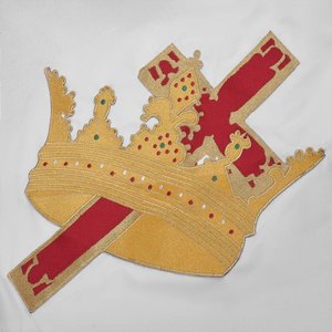 Bandera de la Comandancia de los Grandes Caballeros Templarios, Bordada a Máquina, Impermeable, Duradera, Diseño Personalizado, Insignia Masónica - Product Image 3