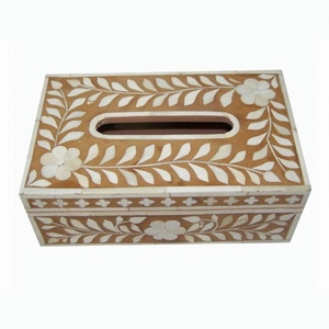 Boîte à mouchoirs élégante en résine à motif losanges, support carré décoratif pour mouchoirs, pour la décoration de la maison et de la salle de bain, prix de gros - Product Image 4