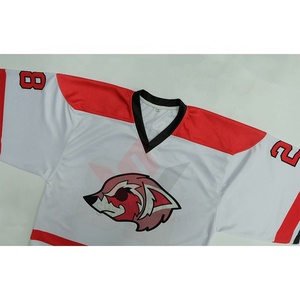 Camiseta de Hockey sobre Hielo para Hombre Tang 28, Blanca, Roja y Negra, Manga Larga, Sublimada, Absorbe la Humedad, Corte Regular, Ropa de Equipo, Protección Anti-UV - Product Image 4