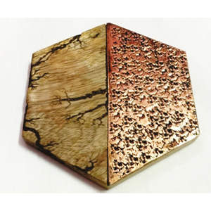 Juego de Posavasos Cuadrados de Madera de Mango Rústica, con Grabado Láser, Antideslizantes, Hechos a Mano, Venta al Por Mayor - Product Image 5