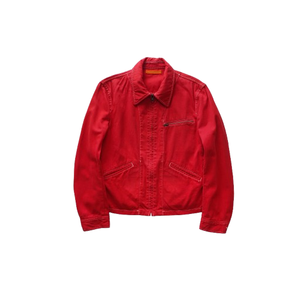 Veste de travail en toile pour homme, personnalisable OEM, vente en gros, veste décontractée en coton avec fermeture éclair et doublure, veste épaisse pour l'hiver - Product Image 1