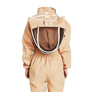 Combinaison d'apiculteur de haute qualité 2026, protection intégrale avec voile, couleur beige, coupe classique, pour l'apiculture - Product Image 5