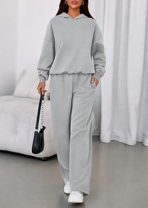 <b>Women's</b> Oversized Hoodie Tracksuit Set Premium <b>Fleece</b> Hoodie <b>Jogger</b> Set For <b>Women</b> <b>Women's</b> Athleisure Hoodie And Sweatpants Set - Product Image 6