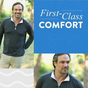 T-shirt pour homme de qualité supérieure avec fermeture éclair 3/4, tissu écologique à séchage rapide, options de couleur et de logo personnalisées, vêtements décontractés pour adultes - Product Image 4