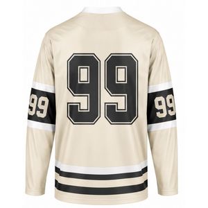 Ensemble de hockey sur glace sublimé pour hommes, maillot et short en polyester rayé, tenue de sport athlétique, uniforme d'équipe, vêtements d'entraînement et de match - Product Image 5