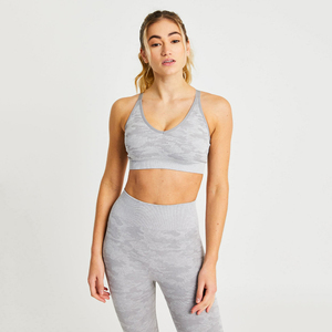 Wholesale Rate Custom Made Ladies Activewear Sports <b>Bra</b> Leggings 2 Pieces Gym Wear Women Trending Yoga Sets - Product Image 5