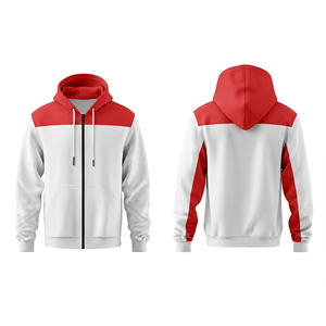 Vente en gros de sweat-shirts à fermeture éclair intégrale, design personnalisé, mélange coton et polyester, chauds pour l'hiver, pour hommes, femmes et jeunes, veste à capuche pour l'entraînement, vêtements de sport - Product Image 2