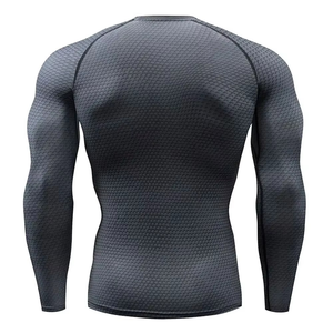 2026 High Quality <b>MMA</b> <b>Rash</b> <b>Guards</b> Men's Custom Quick Dry Breathable Sustainable Spandex/Polyester Full Sleeves Surfing Boating - Product Image 3