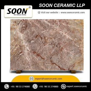 SOON CERAMIC - Mármol de Calcita Pulido para Revestimiento de Paredes y Pisos, Diseño Contemporáneo, Ecológico, Impermeable, en Losa Grande, Estilo Rajasthan - Product Image 4