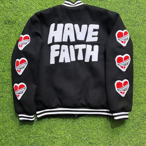 <b>Men</b> Leather Varsity Baseball <b>Jacket</b> 2026 <b>Thin</b> Stand Collar Outwear Stylish Cool Varsity <b>Jacket</b> - Product Image 5