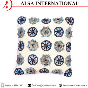 Housse de coussin 100% coton avec un design unique, motif brodé imprimé personnalisé pour la maison ou l'hôtel, approvisionnement direct en gros - Product Image 2