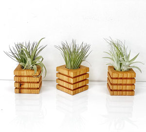 Maceta de madera ecológica de forma cuadrada para decoración de interiores, 3 piezas, maceta de madera moderna al precio más bajo - Product Image 1