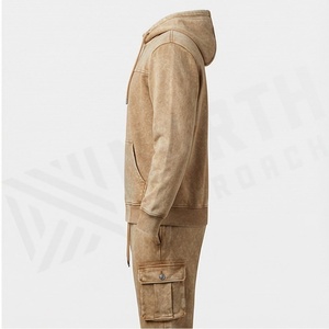 New Fashion Men's Acid Washed Tracksuits Breathable Comfortable Sportswear Gym <b>Athletic</b> Workout Running Customized Color - Product Image 3