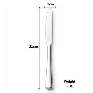 Cuchillo de Mesa de Acero Inoxidable 18/10 de Grado Alimenticio, Pulido Espejo, para Hotel, Restaurante, Cocina, Proveedor al por Mayor de Cubertería - Product Image 6