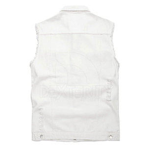 Camisas de Mezclilla sin Mangas Hechas a Medida de Alta Calidad, Ecológicas, de Secado Rápido, Transpirables, 100% Algodón, para Hombre, a Bajo Precio - Product Image 2