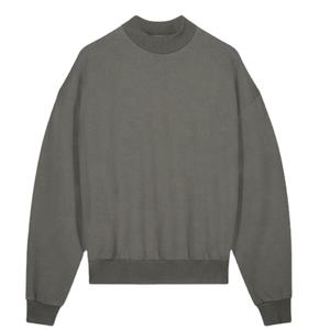 Pull-over à col rond surdimensionné pour hommes, sweat à capuche en tissu polaire, streetwear respirant avec logo personnalisé pour l'hiver - Product Image 1