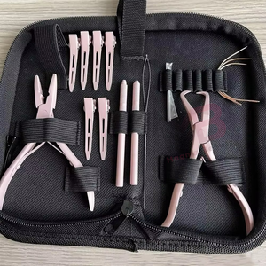 Kit de Herramientas para Extensiones de Cabello MAGMA BEAUTY de Acero Inoxidable de Alta Calidad, Personalizado, con Alicates, Herramienta de Bucle y Clips - Product Image 6
