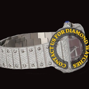 Reloj de Lujo Automático para Hombre, Estilo Hip Hop, con Diamantes, Diseño Iced Out, Proveedor Indio, Venta al Por Mayor - Product Image 3