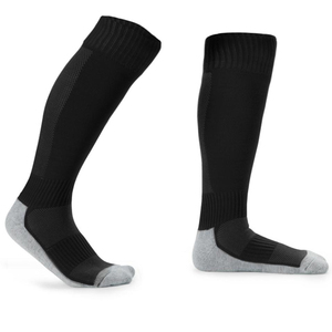 <b>Men's</b> Knee High <b>Socks</b> Solid Black Cotton Spandex Knitted Breathable Sports <b>Socks</b> for Winter Use - Product Image 6