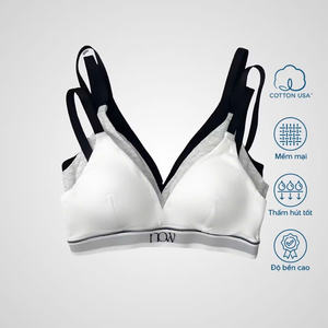 Soutiens-gorge en coton biologique pour femmes certifiés GOTS OEKOTEX, logo personnalisé, faible MOQ, production naturelle et écologique, fournisseur vietnamien - Product Image 2