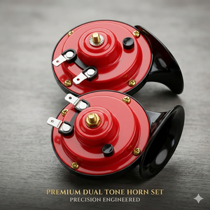 Bocina de Caracol de Doble Tono de 12 V para Automóvil y Motocicleta |   Juego de Bocinas Eléctricas de 115dB con Sonido Alto y Bajo, Reemplazo OEM - Product Image 3