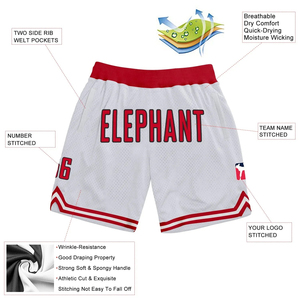 กางเกงบาสเก็ตบอลตาข่ายแบบสั่งทำพิเศษ พิมพ์ลายแบบ Sublimation ทั้งตัว ผ้าโพลีเอสเตอร์เนื้อหนา ใส่ได้ทั้งผู้ชายและผู้หญิง ความยาวขาใน 6 นิ้ว สำหรับฤดูร้อน - Product Image 5