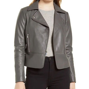 Veste en cuir pour femme de qualité supérieure, logo personnalisé, best-seller, veste en cuir pour femme pour l'extérieur, pour adulte, en vente - Product Image 1
