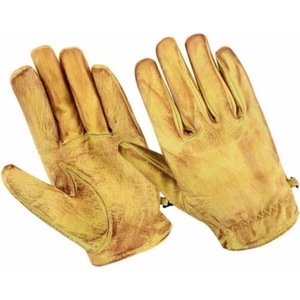 Guantes de Motocicleta de Cuero Encerado Resistentes, Unisex, con Costuras Reforzadas para Mayor Seguridad - Product Image 4