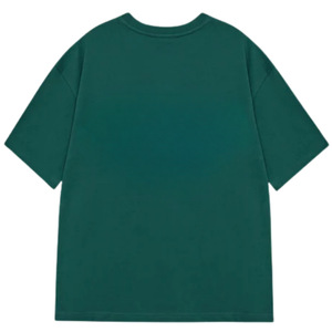 T-shirt Homme Oversize à Manches Courtes Vert Forêt avec Motif Graphique sur le Devant en Coton – Style Décontracté Streetwear – Fournisseur OEM en Gros - Product Image 2