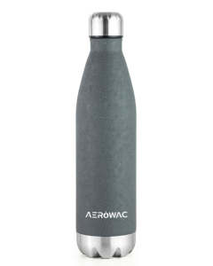 Grey Stainless Steel Vacuum Insulated Thermal Water Bottle Cola Shape Reusable Drinking Flask Ergonomic Portable <b>Metal</b> Base - Product Image 5