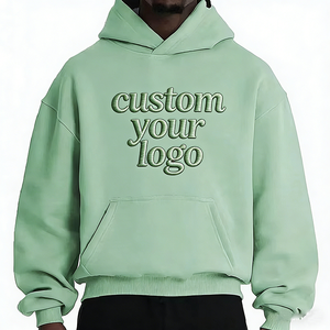 เสื้อฮู้ดดี้แฟชั่นไซส์ใหญ่ขายส่งสำหรับผู้ชาย เสื้อฮู้ดดี้สตรีท สั่งพิมพ์ลายได้ ราคาโรงงาน จัดส่งรวดเร็ว - Product Image 5