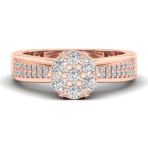 Anillo de Moissanita REYES con Certificado GRA, Corte Brillante Redondo de 0.54 Quilates, Plata de Ley 925 Original, Joyería Fina para Compromiso o Promesa - Product Image 6