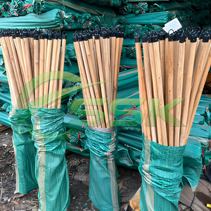 Vietnamese Natural Eucalyptus Broom 120cm Handcrafted Wooden Handle Ergonomic 2-in-1 Portable Eco-Friendly Home Furniture - Product Image 3