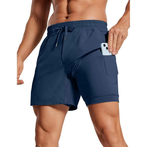 Quick Dry Double <b>Layer</b> Gym & Running Shorts |OEM Fitness Apparel Men's Shorts Custom 2-in-1 Men Street Fashion Shorts - Product Image 1