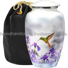 Urnas de cremación de metal para hombres y mujeres, urnas decorativas, urnas hechas a mano, urnas conmemorativas para adultos, urnas funerarias - Product Image 4