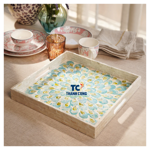 Bandeja de Nácar de Suministro Directo de Fábrica, Decoración Premium para el Hogar, Bandeja de Accesorios de Nácar, Vietnam - Product Image 1