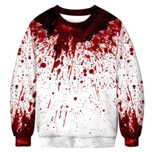 Sweat-shirt à capuche unisexe 100 % coton, personnalisé avec motif 3D imprimé, coupe ample pour homme, idéal pour Halloween - Product Image 6