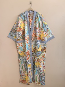 Vestido Kimono Bohemio de Verano, Estilo Japonés, Maxi, Oversize, Unisex, Tipo Bata de Baño - Product Image 6
