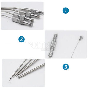 Tube d'aspiration dentaire en acier inoxydable, durable, finition lisse, instrument réutilisable pour la chirurgie buccale, les procédures cliniques et l'usage quotidien - Product Image 2