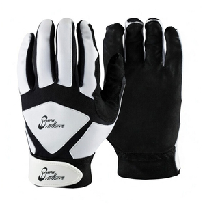 Guantes de béisbol de alta calidad color marrón con puño largo y correas dobles - Product Image 1