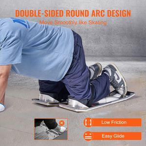 28 ''x 8'' แผ่นรองเข่าคอนกรีตเหล็กสแตนเลส2คู่แผ่นรองเข่าเคลื่อนย้ายได้แผ่นรองเข่าคอนกรีต - Product Image 3