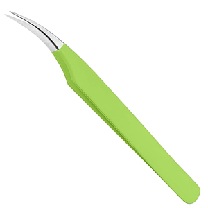 Ensemble de 5 pinces à cils professionnelles en acier inoxydable, pinces de précision pour extensions de cils, pour salon de beauté, maquillage, logo personnalisé OEM - Product Image 4