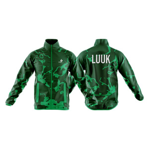 Chaqueta Cortavientos LUUK International Personalizada para Hombre, de Alta Calidad, Transpirable, con Cierre de Cremallera, Cuello Alto, Impermeable - Product Image 6