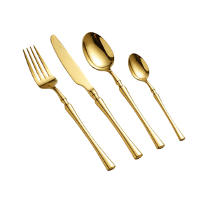 Ensemble de couverts en acier inoxydable pour restaurants, fourchettes, couteaux, cuillères, ensemble de couverts de qualité supérieure, design élégant, durable, vente en gros - Product Image 2