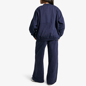 Custom Women's Winter Solid Hooded Cargo Tracksuit <b>Set</b> High Neck Crop Top and <b>Joggers</b> 2 Piece <b>Matching</b> Pockets Casual Outfit - Product Image 3